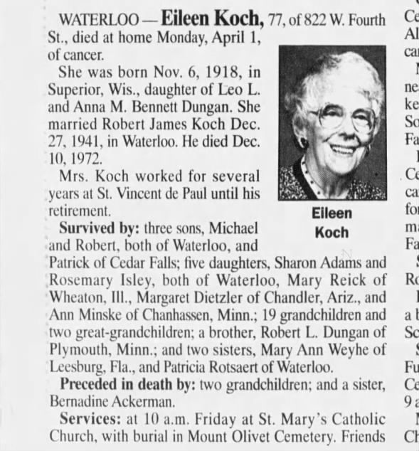 Clipping from The Courier